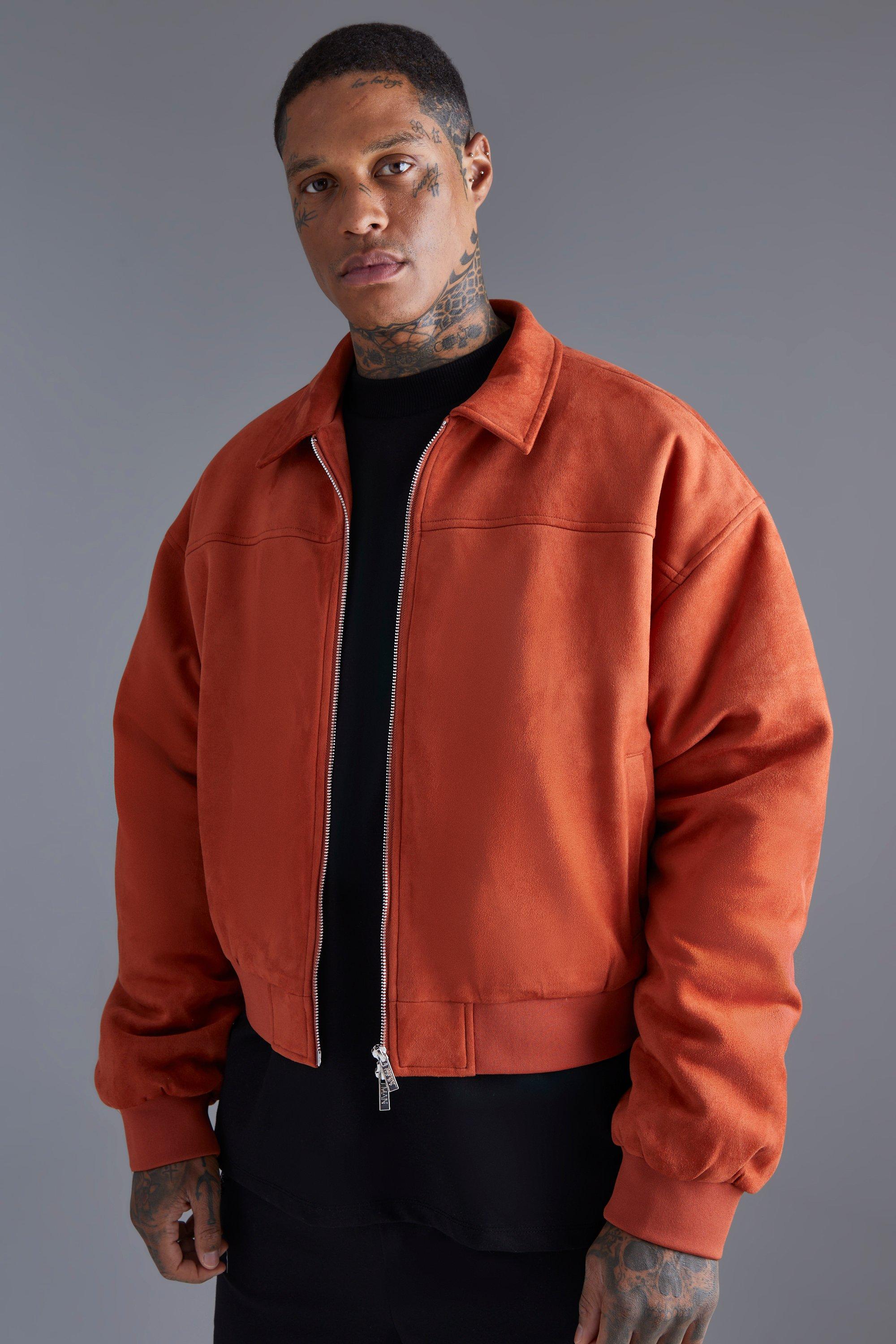 Boohooman hotsell suede jacket